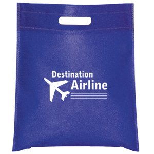 NW4942-NON WOVEN CUT-OUT HANDLE TOTE-Royal Blue